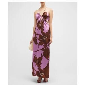 Johanna Ortiz - Womens -  City of Spices Floral Maxi Dress 100% silk  - US 4